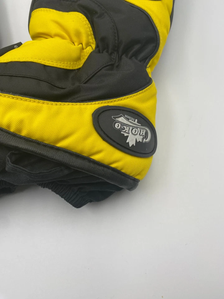 Guantes de moto de nieve Choko Thinsulate negros y amarillos Aerotex medianos Foto 2 de 4