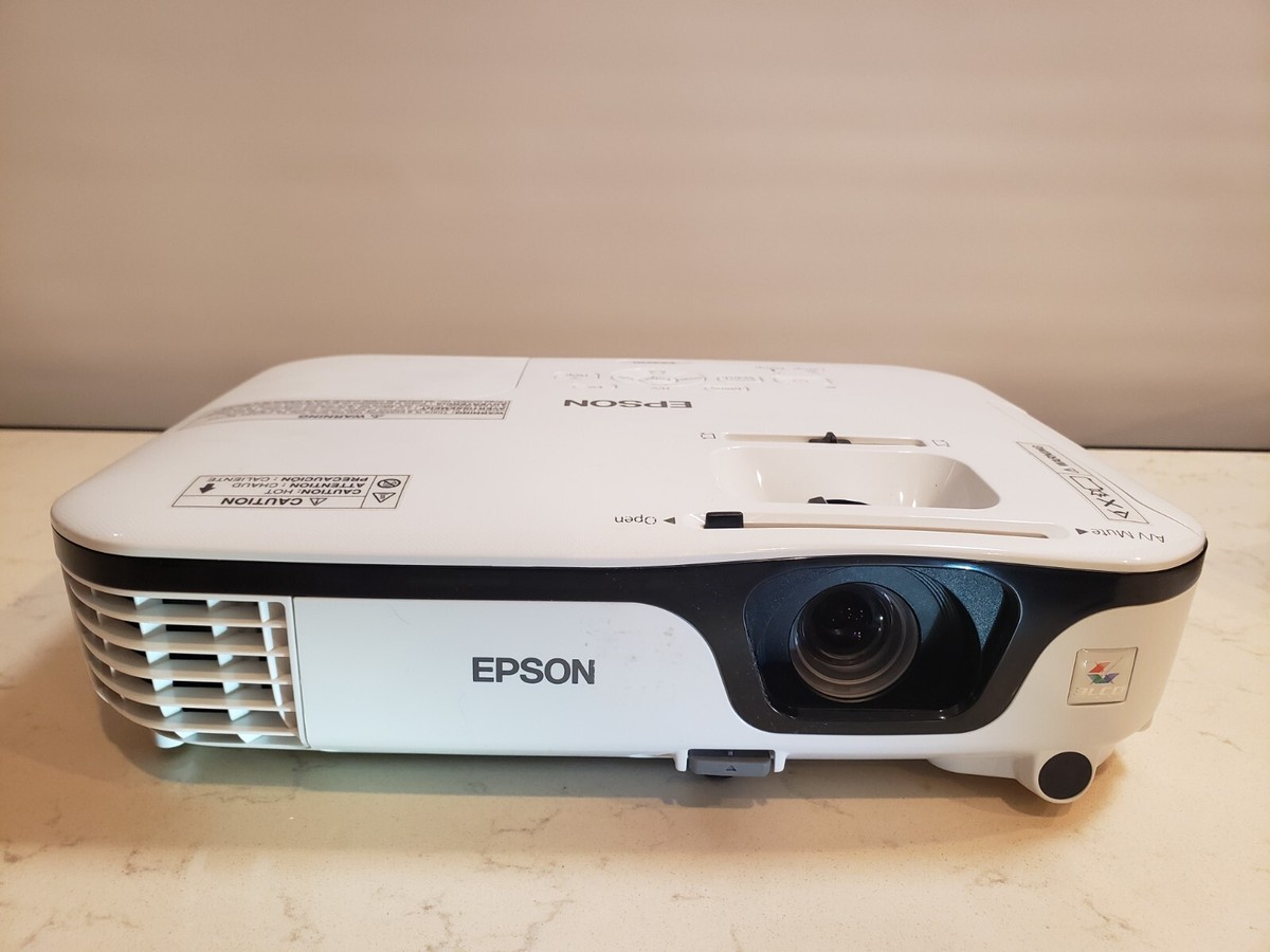 Epson LCDプロジェクター M H D D Epson LCD Projector Model H430A EX3210 with manuals, remote and
