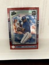 2024 Optic Baseball Rated Prospects #180 Orelvis Martinez Red /99 Blue Jays