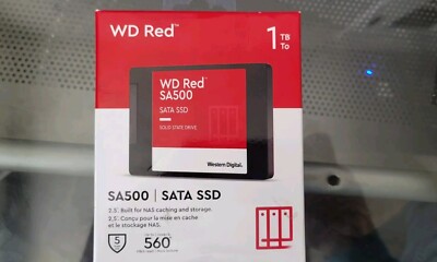 NEW! WESTERN DIGITAL RED WDS200T1R0A 1 TB SOLID STATE DRIVE - 2.5'' INTERNAL SATA