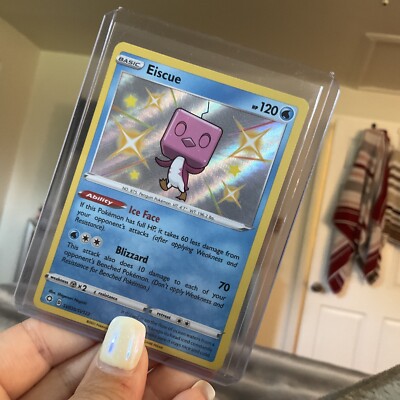 Pokmon TCG Eiscue Shining Fates SV035/SV122 Holo Shiny Holo Rare | eBay