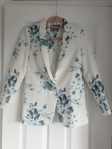 petite floral blazer