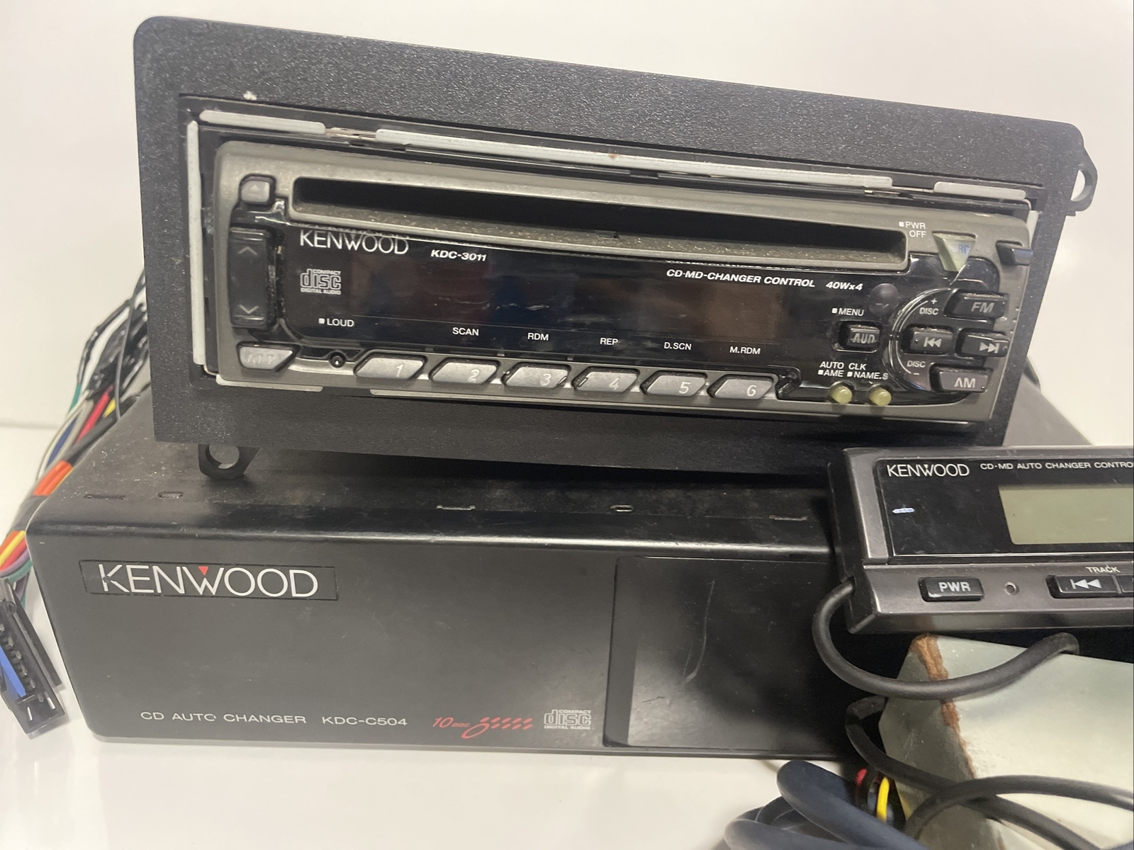 kenwood CD Auto Changer KDCC504 Cartridge Kcar31fm Kenwood Kdc301