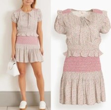 LoveShackFancy Toto Dress in Confetti Mix-size Medium