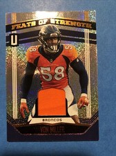 2019 Panini Unparalleled Feats of Strength Von Miller #FS-VM