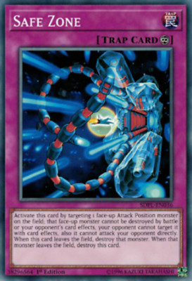 safe zone yugioh card Safe Zone SDPL-EN036 Common 1st Edition - Near Mint YuGiOh