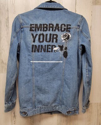Art Class Jean Jacket Girl XL 14-16 Blue Denim Embrace Your Inner