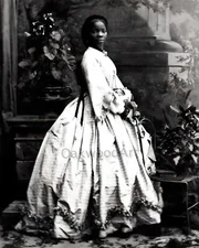 SARA FORBES BONETTA, Beautiful Black Victorian Woman, Vintage Photo Reprint