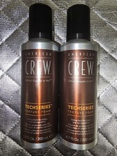 American Crew Tech Series Texture Foam - 6.7 oz, All Hair Types, Lot Of 2