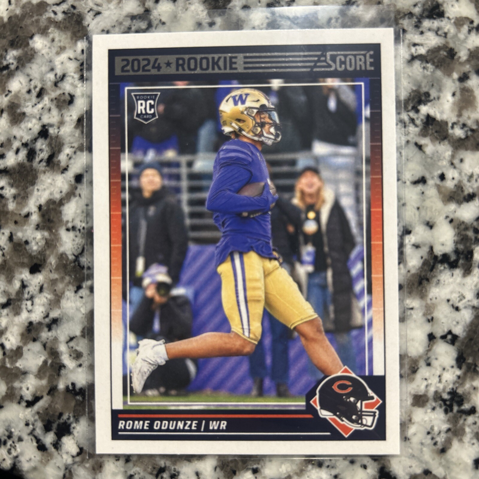 2024 Score - Rookies Red #309 Rome Odunze (RC) - Bears