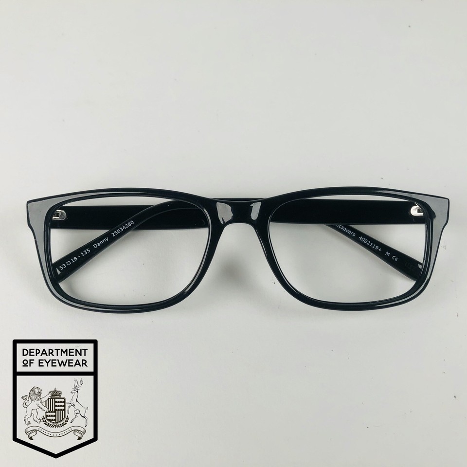 SPECSAVERS eyeglasses BLACK RECTANGLE glasses frame MOD: 25634280 | eBay