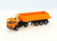 Herpa 309356 - 1:87: Iveco Baukipper-Sattelzug, Kommunalorange - Neu + Ovp