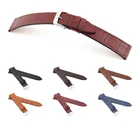 RIOS1931 Alligator Style Watch Band "Baltimore", 17-20 mm, 5 colors, new!