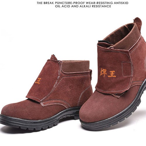 Welding Protective Shoes High Temperature Splash-Proof Anti-Smash Work Safety Fo - Picture 24 of 27