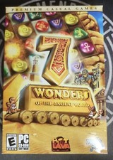 7 Wonders of the Ancient World PC CD match 3 gems symbols Egyptian puzzle game