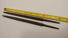 Lot of 2 - Nicholson 10" Slim Taper File 14341 very old new stock USA MADE!!