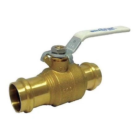 Milwaukee Valve Upba-480B - 112 1-1/2" Press Brass Ball Valve Inline - Picture 1 of 1