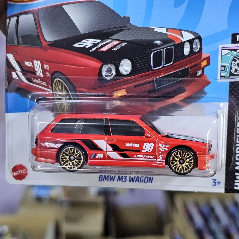 HOT WHEELS BMW M3 WAGON RED 2024 Series HW MODIFIED SHORT CARD | eBay