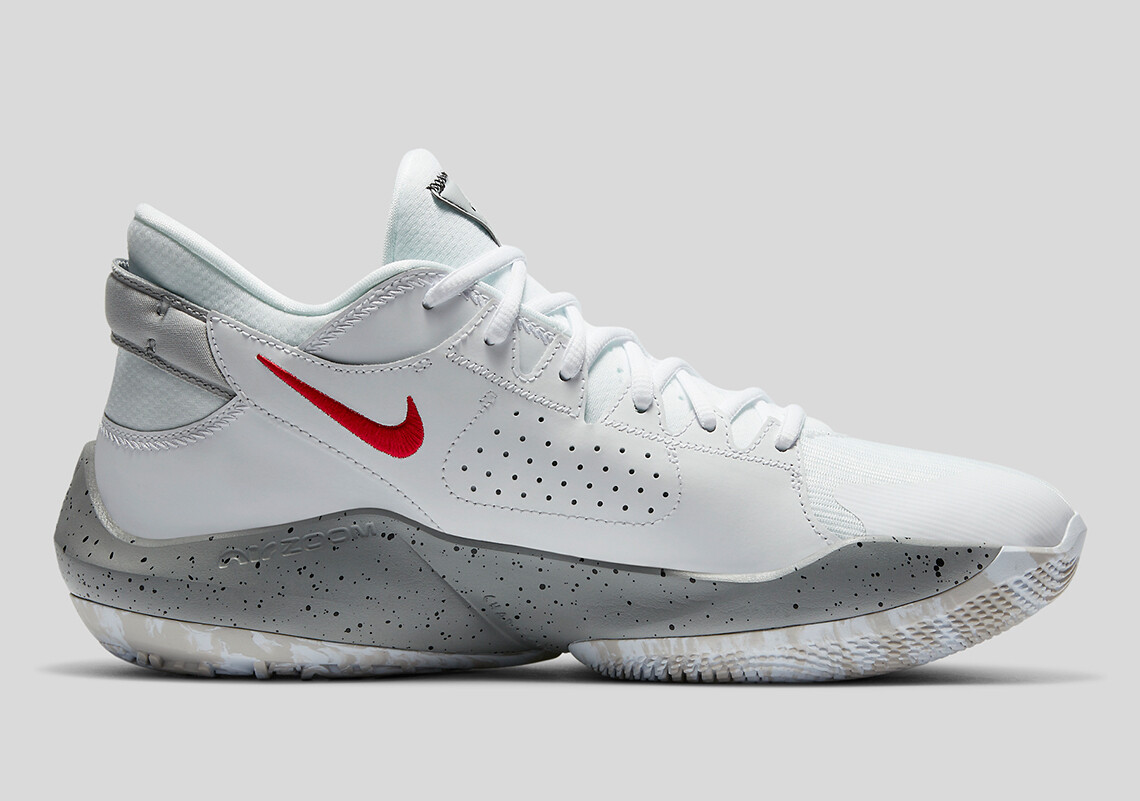Nike Zoom Freak 2 White Cement Giannis Basketball Shoes Nike Zoom Freak 2 White Cement Giannis Basketball Shoes