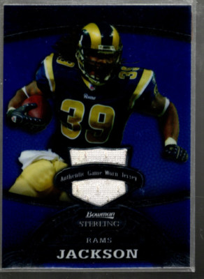B0980- 2008 Bowman Sterling Jersey Blau #59 Steven Jackson Jersey /349 - NM-MT