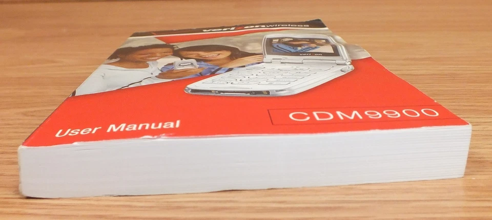 Replacement Manual Only FOR Verizon Wireless AUDIOVOX CDM9900 Cellular Phone  - Image 3 of 3