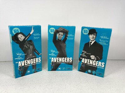 Avengers '65 Vol 4 5 6 VHS 3 Tape Set A & E Home Video