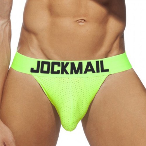 JOCKMAIL Men's Sexy Jockstrap Underwear Mesh Pouch Backless Briefs Quick Dry NEW - Picture 5 of 9