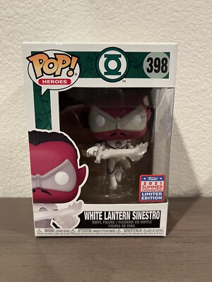 Funko Pop! Heroes #398 White Lantern Sinestro DC Green FunKon Shared Hot Topic