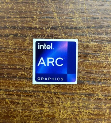 1x Intel ARC Graphics Desktop / Laptop sticker label (NEW)