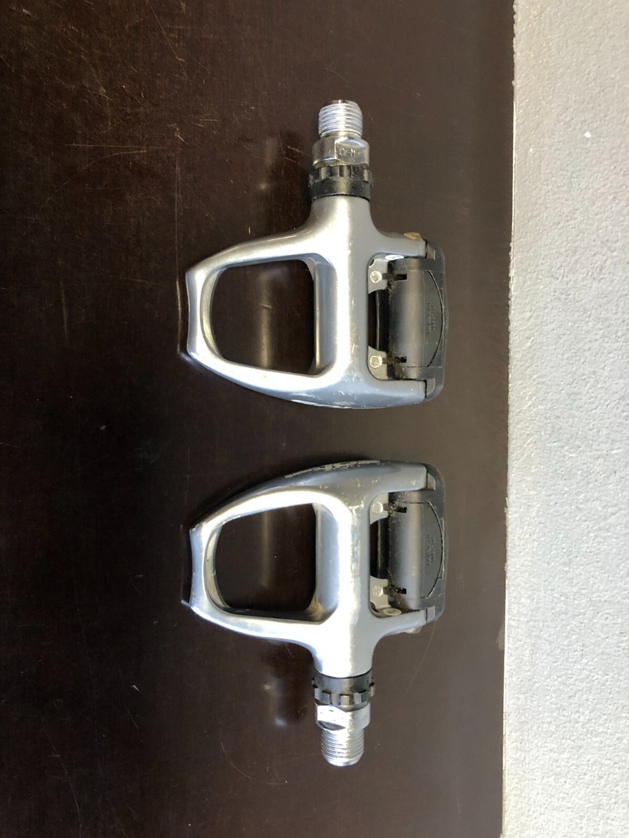 Pédales Shimano 105 PD-5600 – Argent – Vélo Route – Sans Clip SPD-SL Vintage