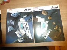 Canon Mikrocomputer AS-100 Software / Hardware - &Uuml;bersicht 1983 Sammler Rarit&auml;t