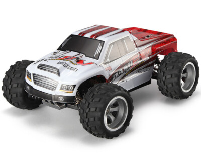 Automodello Monster Truck 4WD 1:18 2,4 GHz Bianco/Rosso RTR