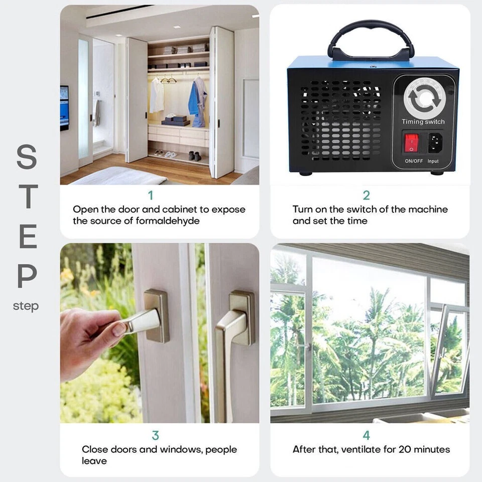 Commercial Ozone Generator Machine Industrial Pro Air Purifier Ionizer Ozonator - Image 2 of 4