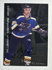 1999 In The Game Millennium Signature Series Auto Pavol Demitra St Louis Blues 