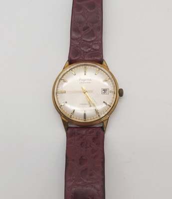 Dugena Calendar Tropic Armbanduhr Quartz Leuchtzeiger- gebraucht- funktioniert