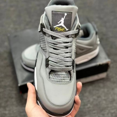 Size 9.5 - Jordan 4 Retro Low Cool Grey for sale online | eBay