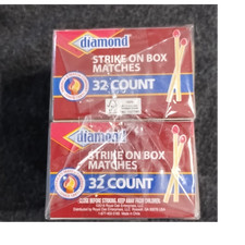 Diamond Strike On Box Matches 10 Pack 32 Count Each Camping Hiking