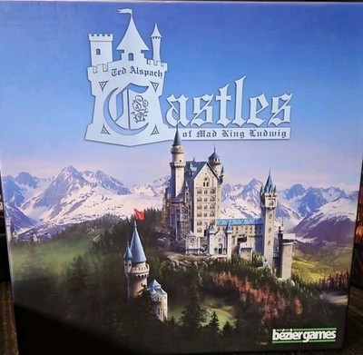 Bezier Games Castles Of Mad King Ludwig Board Game With Organizer Insert