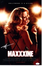 Ti West signed 11x17 Poster Director Writer Producer Maxxxine JSA Authentication