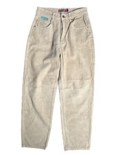 Empyre Women's Khaki Corduroy Wide Leg Pants Size 3 Y2K Skater Style