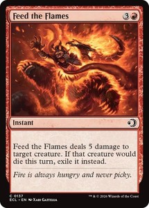 Feed the Flames (Foil) - #137 - Lorwyn Eclipsed - MTG