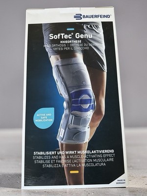 Bauerfeind SofTec Genu Knee Orthosis Left Size 5   Hinged Support Brace