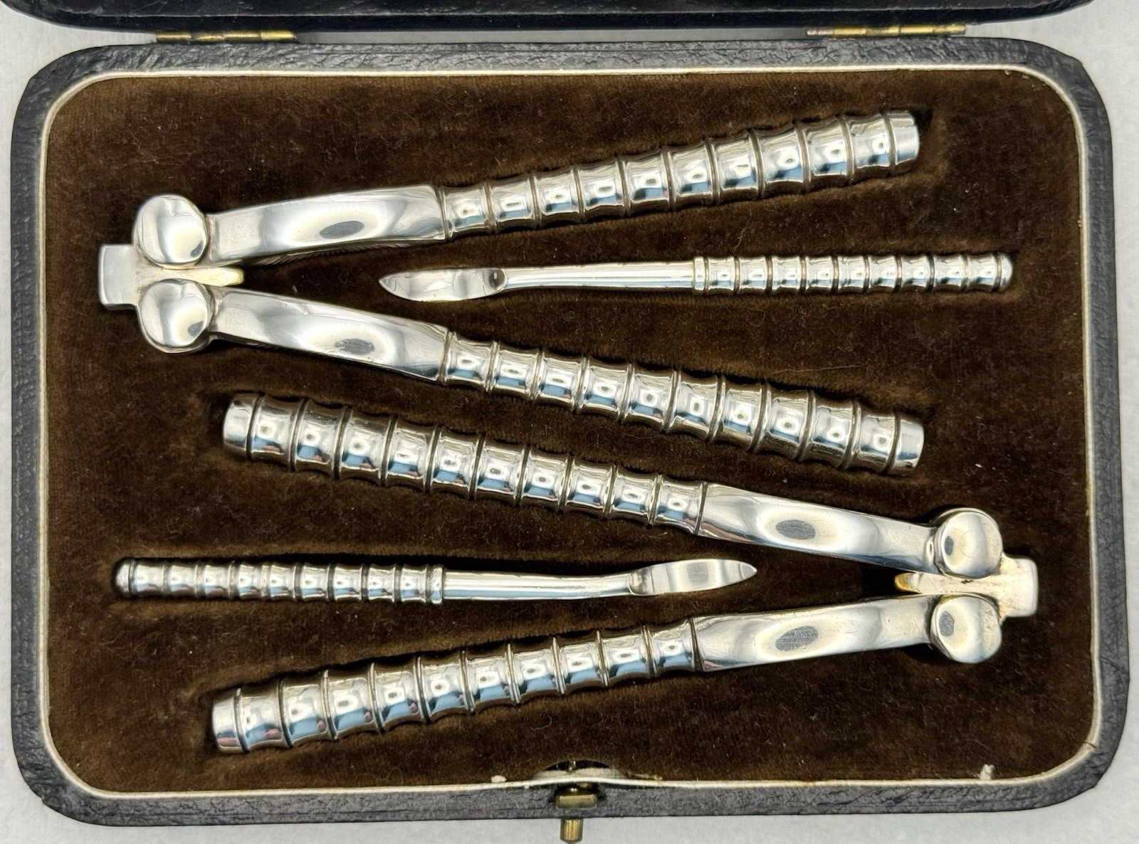 1880 - 1910 Silver-Plated Nutcracker Set - Very Lightly Used - Gorgeous Set.
