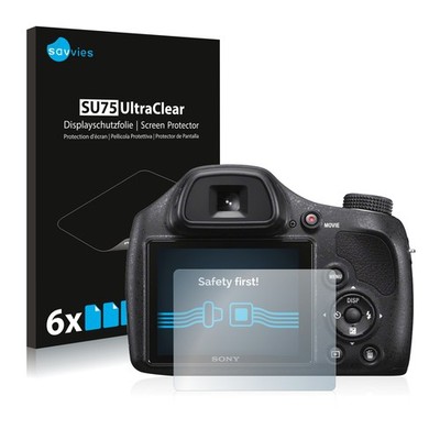 6x Schutzfolie für Sony Cyber-Shot DSC-H400 Display Schutz Folie
