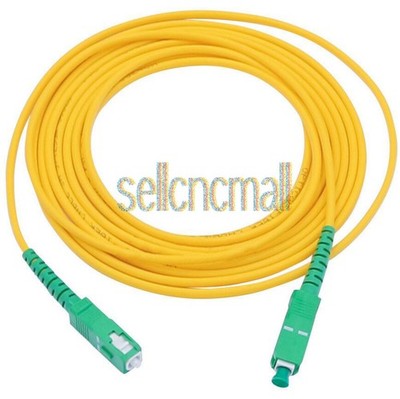 30M SC/APC Simplex Singlemode Fiber Optic Patch Cord Cable 3.0mm FTTH PVC Jumper