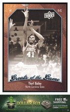 2009-10 Upper Deck Greats of the Game #49 Thurl Bailey - NC State Wolfpack