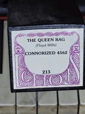VINTAGE CONNORIZED THE QUEEN RAG FLOYD WILLIS PIANO ROLL RECUT