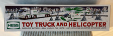 Hess Toy Truck and Helicopter