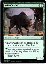 Arlinn's Wolf C War of the Spark 151 Near Mint Foil Magic