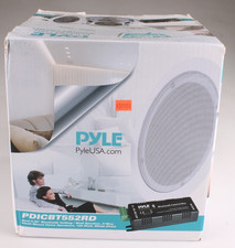 Pyle PDICBT552RD 5.25 Bluetooth In-Wall In-Ceiling 2-Way Speaker System 150W